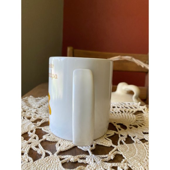 AMERICAN GREETINGS MUG - World’s Favorite Grandpa - 1980s - Stoneware Co - Picture 3 of 7